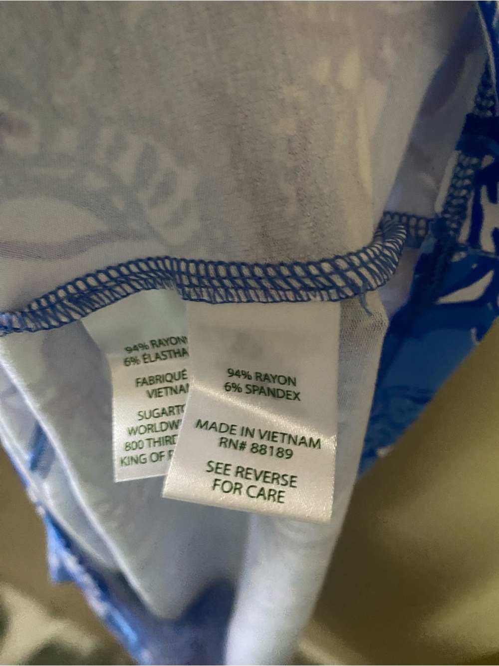 Lilly Pulitzer Blue & White Floral V-Neck Maxi Sundress - Picture 5 of 5